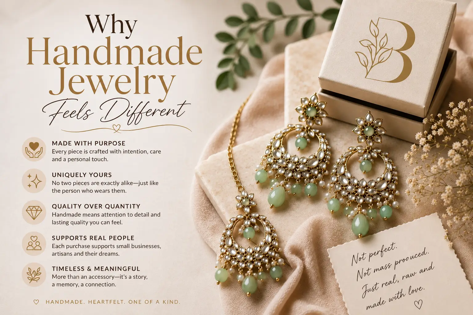 Why Handmade Jewelry Feels Different — And Where to Find It in Pakistan