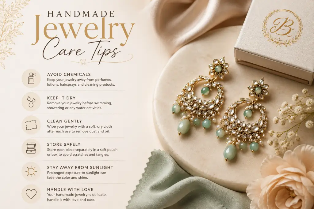 handmade jewelry care tips
